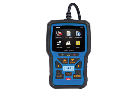 Laser Tools OBDII/EOBD Code Reader & Reset Tool 5091