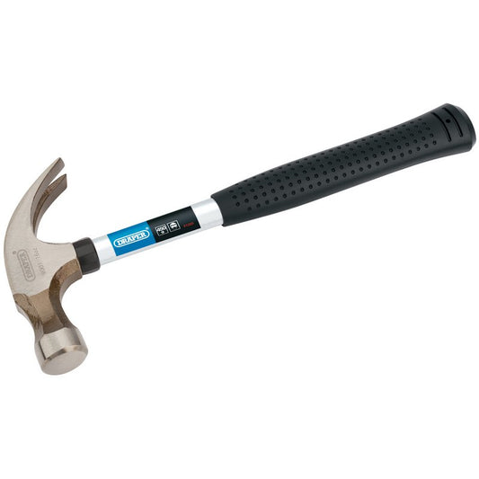 Draper Claw Hammer with Steel Tubular Shaft 450g 16oz Carbon Steel Head 51223