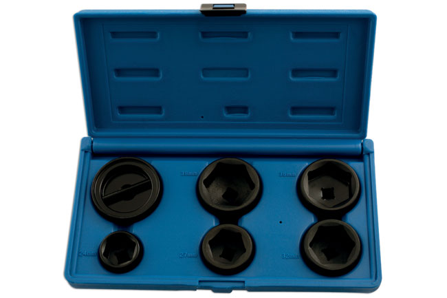 Laser Tools VAG Oil Filter Socket Set 3/8"D 6pc For Mann Mahle and Knecht 5123