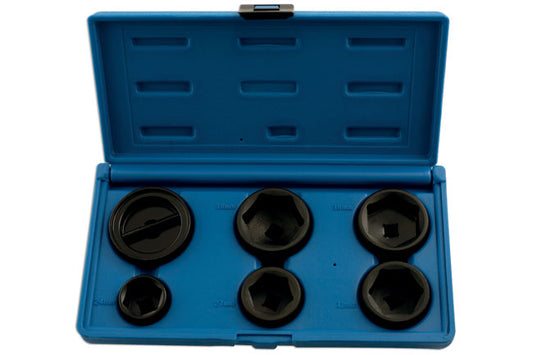 Laser Tools VAG Oil Filter Socket Set 3/8"D 6pc For Mann Mahle and Knecht 5123