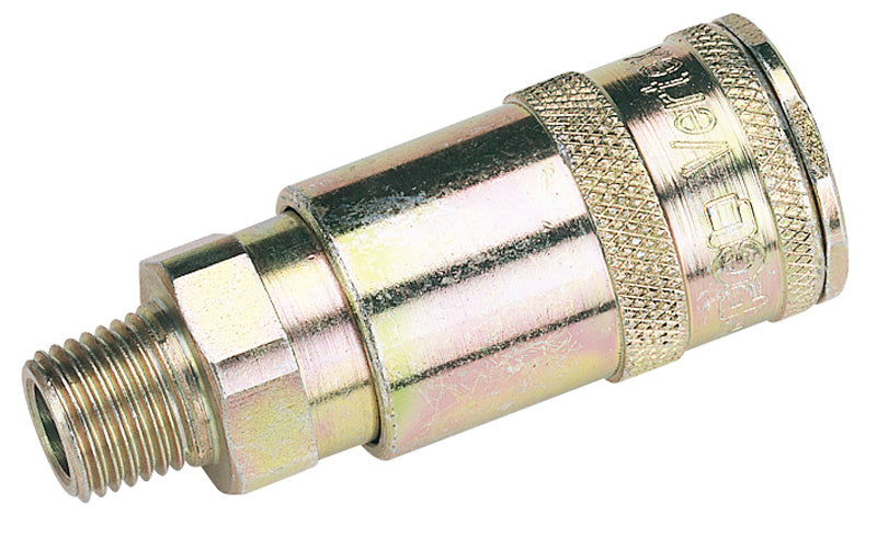 Draper 1/4" BSP Taper Male Thread Vertex Air Line Coupling 51385