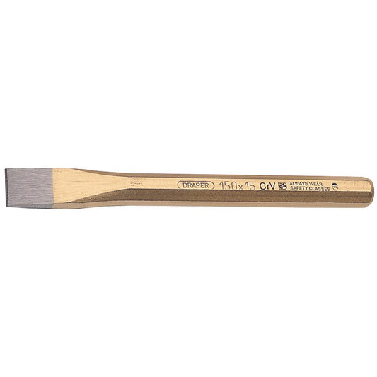 Draper Octagonal Flat Cold Chisel 15 x 150mm Hardened Steel  51554