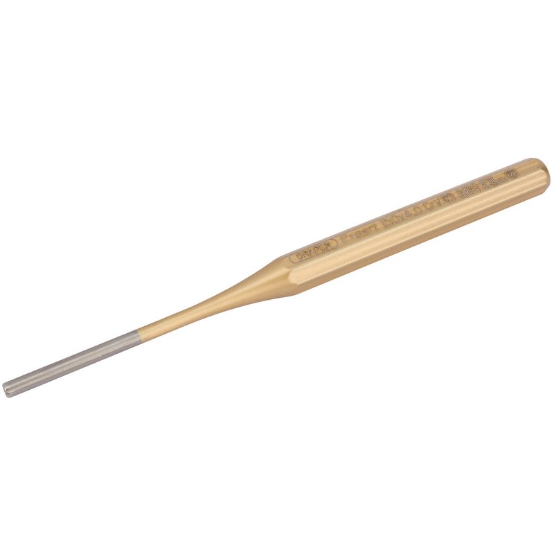 Draper 4 x 150mm Octagonal Parallel Pin Punch Ground Tip Tempered Head 51687