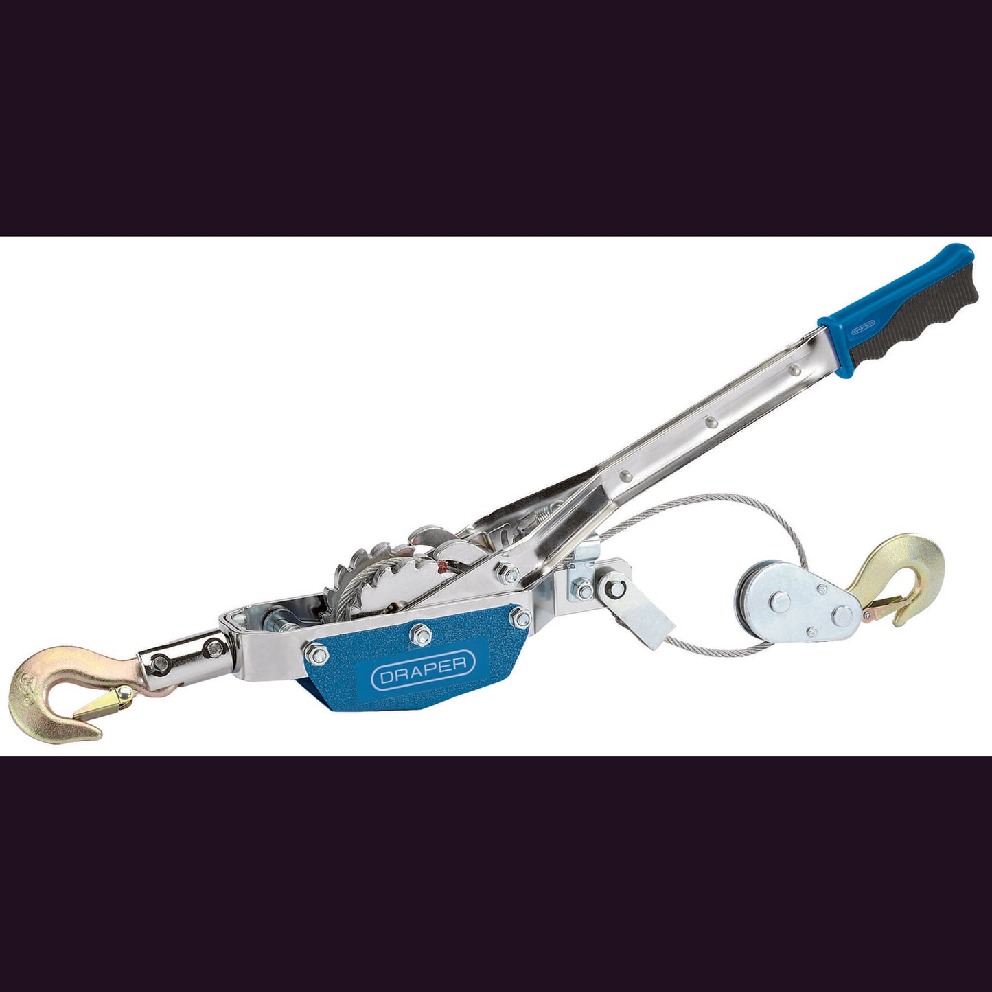 Draper Ratchet Power Puller 1 tonne Two Steel Gears With Twin Locking Pawl 51934
