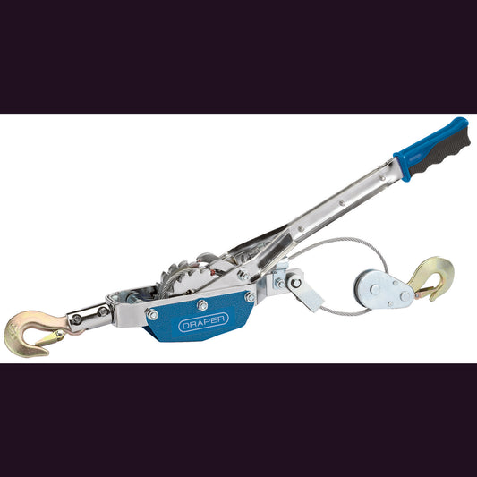 Draper Ratchet Power Puller 1 tonne Two Steel Gears With Twin Locking Pawl 51934