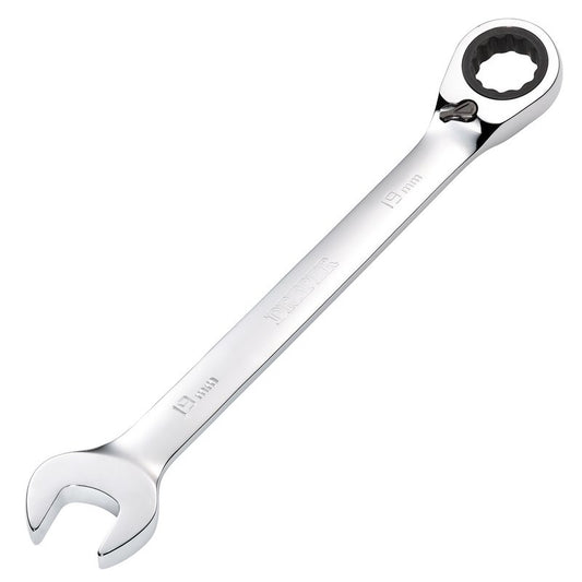 Draper 19mm Metric Reversible Ratcheting Combination Spanner 12 Point 52008