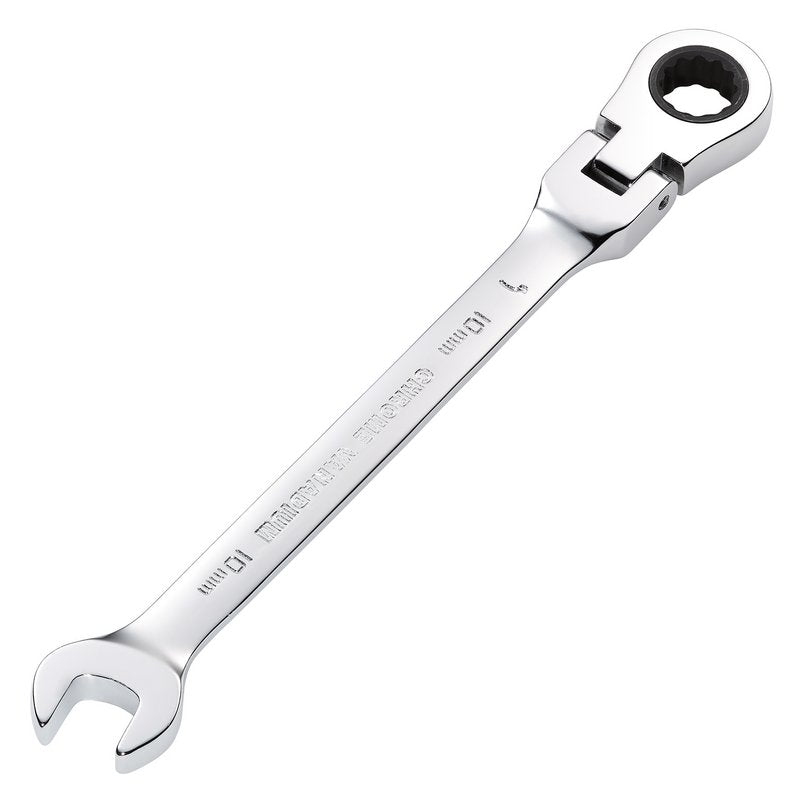 Draper HI-TORQ 10mm Metric Flexible Head Ratcheting Combination Spanner 52011