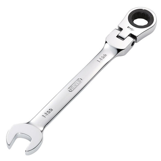 Draper HI-TORQ 14mm Metric Flexible Head Ratcheting Combination Spanner 52016