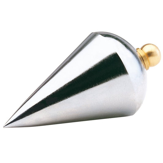 Draper Steel Plumb Bob 140g Corrosion Resistant Plating & Brass Screw Cap 52172