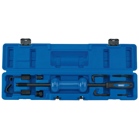 Draper Slide Hammer Kit 10 Piece 470mm Shaft Weight 2.3kg 52321