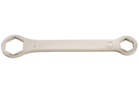 Laser Tools Racer Axle Wrench 17mm/24mm 5244