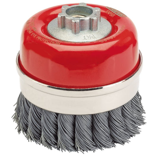 Draper Expert M14 Brassed Steel Crimped Wire Cup Brush 125mm 52638