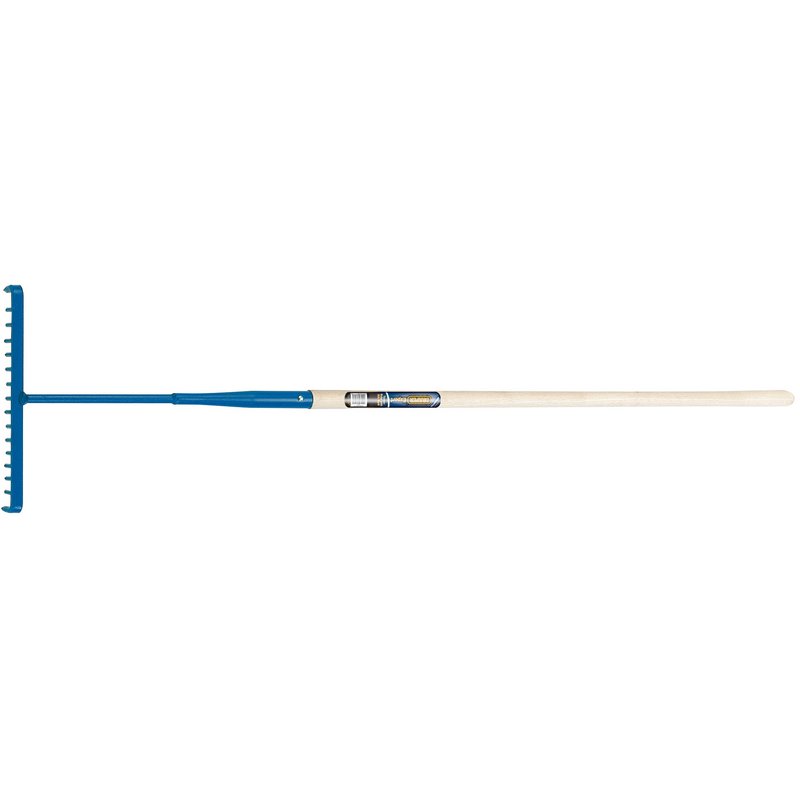 Draper Expert Tarmac Rake with Ash Shaft 16 round tooth head Length 1675mm 52957
