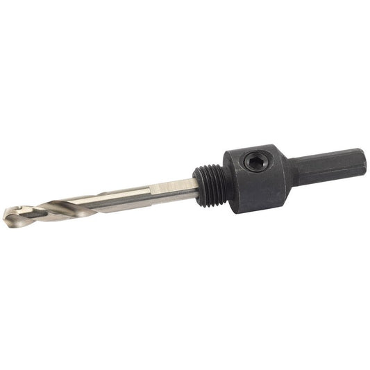 Draper Hex Shank Holesaw Arbor with HSS Pilot Drill for 14 - 30mm Holesaws 52982