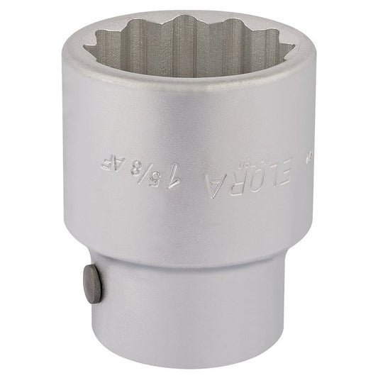 Elora 1"D 1.5/8" Imperial Bi Hexagon Socket Chrome Plated Standard Length 53061