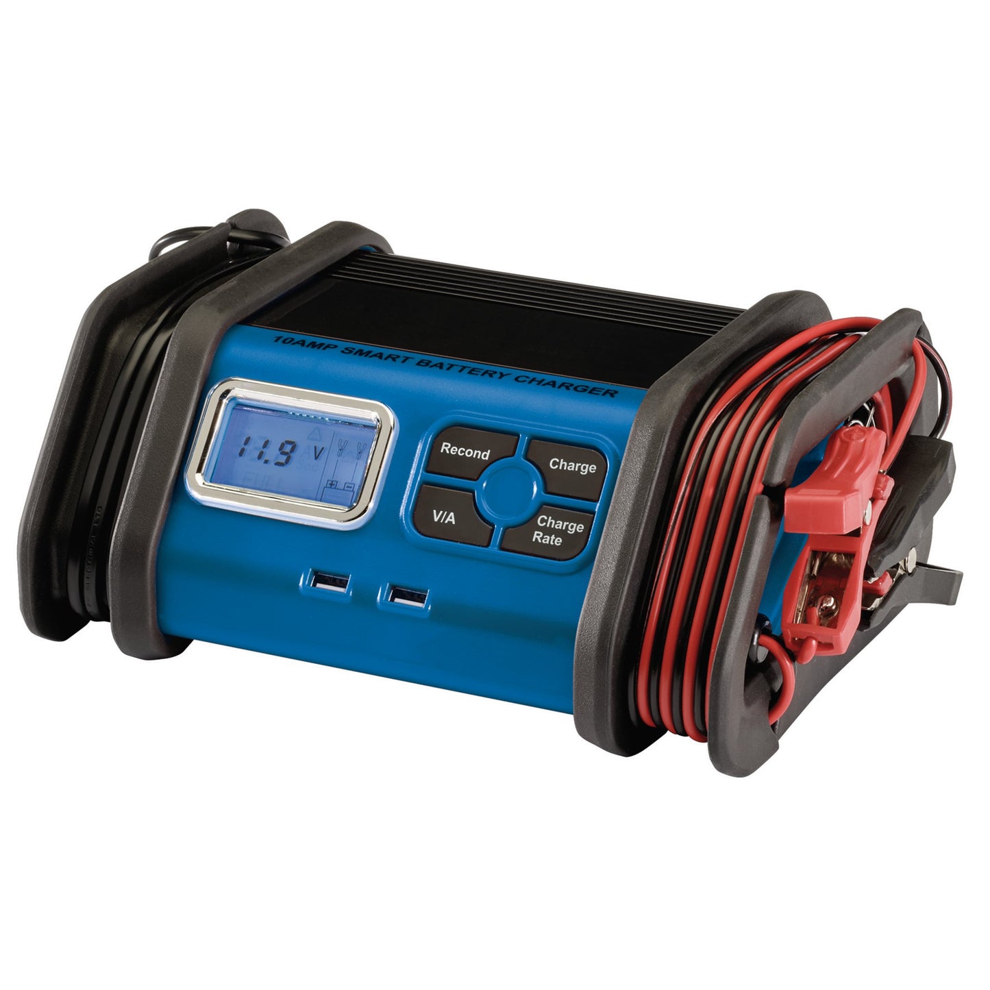 Draper 12V Battery Charger 10A 230V types Pb GEL AGM and MF 53168