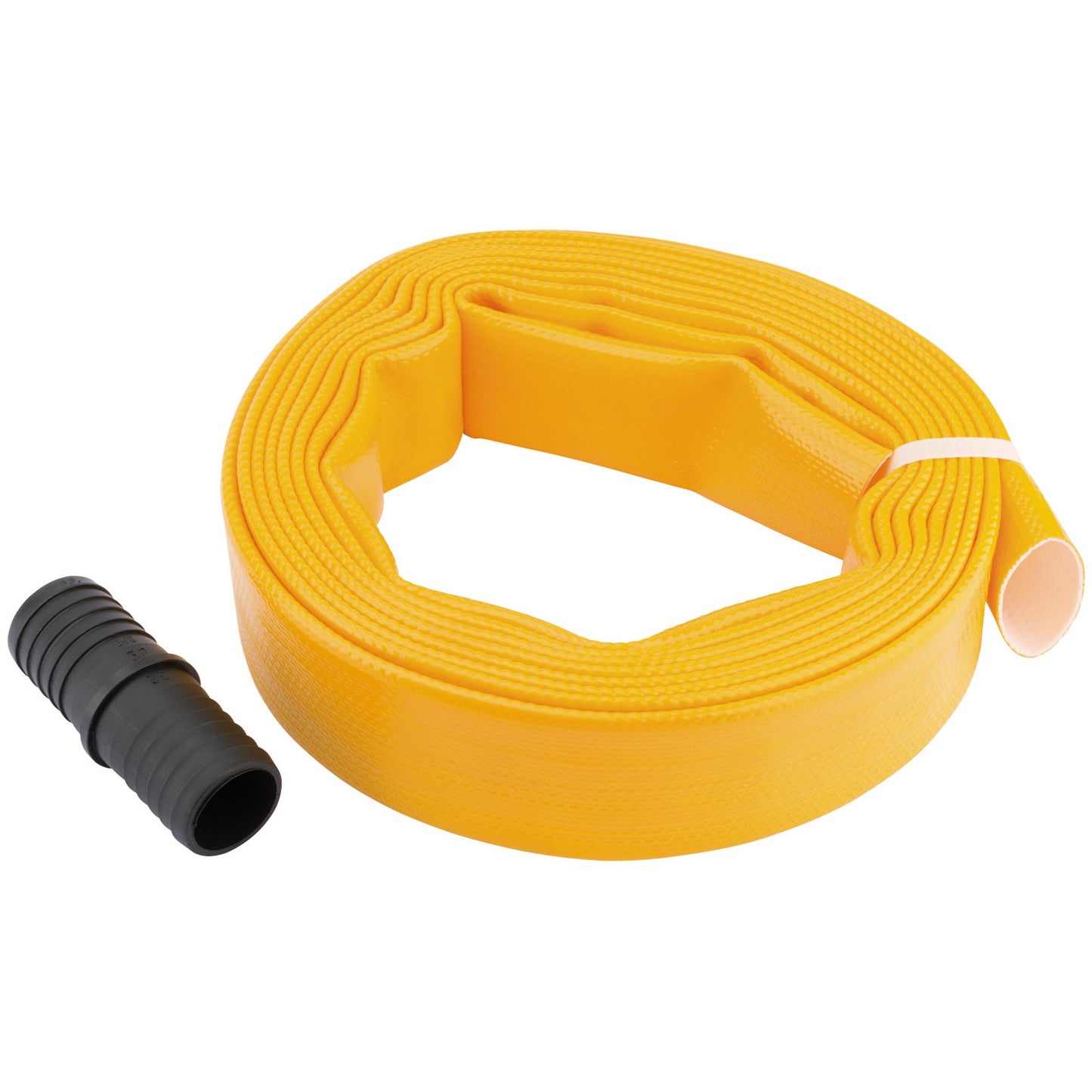 Draper Layflat Water Pump Hose with Adaptor 5m x 32mm Reinforced 53204