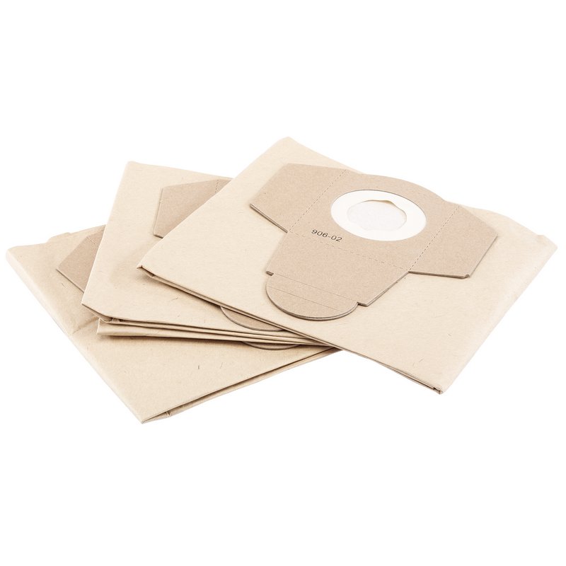 Draper Paper Dust Bags for 53006 Pack of 3 For Vacuum Cleaner 53621