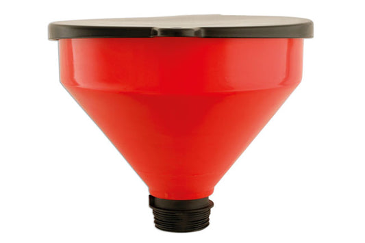 Laser Tools 250mm Oil Drum Funnel With Grill 5424