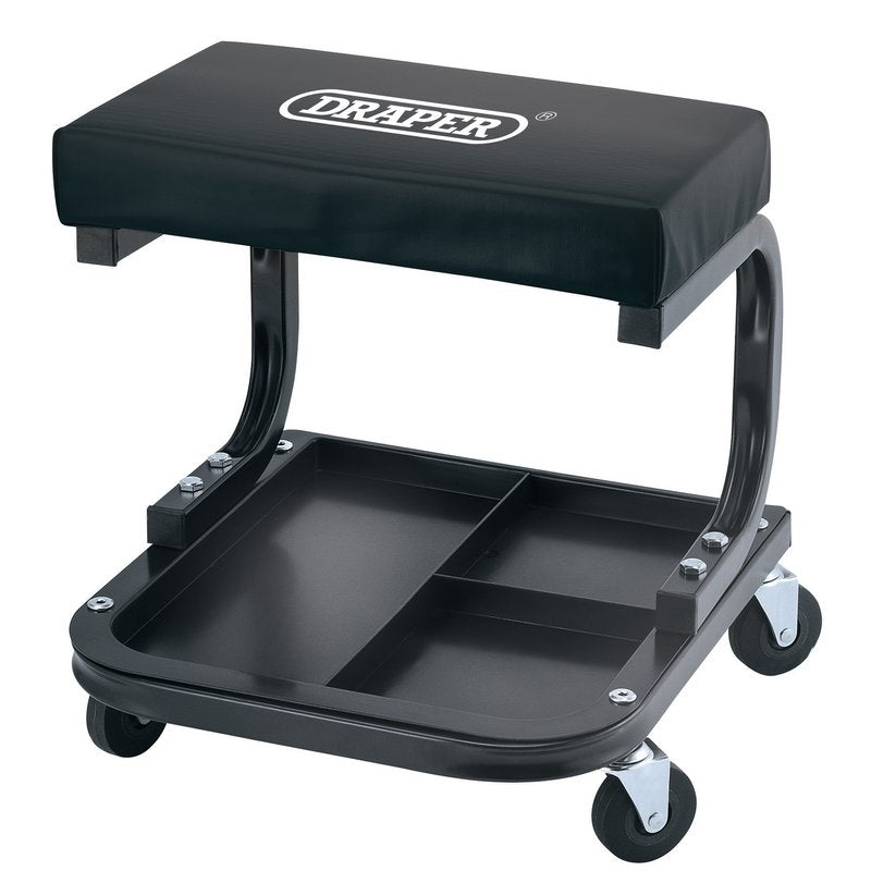 Draper Mechanics Work Stool Oil Resistant Foam Covered Vinyl Seat Cover 54243