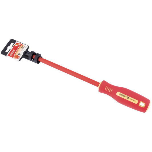 Draper Fully Insulated Plain Slot Screwdriver 8 x 200mm 54272