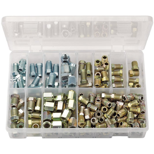 Draper Brake Pipe Fittings Kit 205 Piece Metric Imperial Male & Female 54367