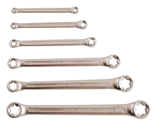 Laser Tools Star Ring Spanner Set 6pc 5452