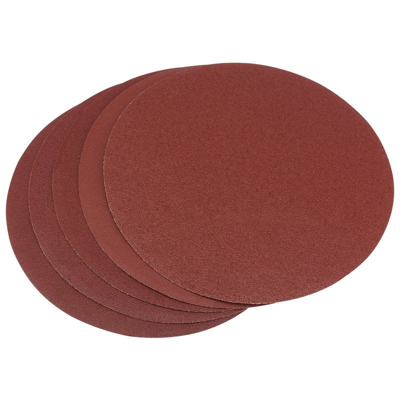 Draper Assorted Self-Adhesive Aluminium Oxide Sanding Discs 200mm 5 Pack 54665