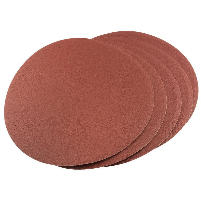 Draper Self Adhesive Aluminium Oxide Sanding Discs 200mm 100 Grit 5 Pack 54679