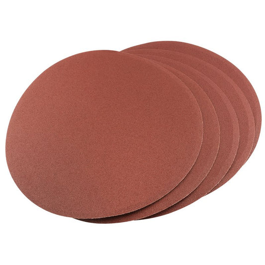 Draper Self Adhesive Aluminium Oxide Sanding Discs 200mm 100 Grit 5 Pack 54679