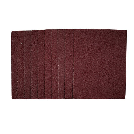 Draper 1/4 Sanding Sheets 115 x 150mm 40 Grit 10 Pack 54716