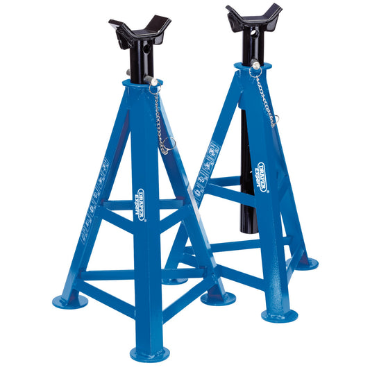 Draper Expert Axle Stands 6 Tonne Pair Maximum Height 870mm 54722