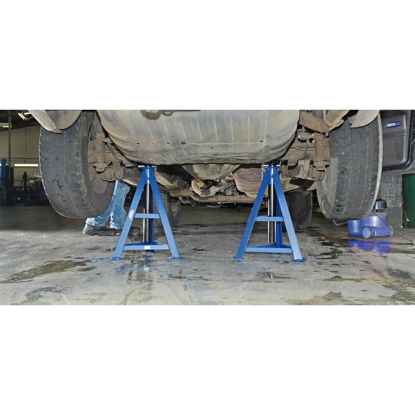 Draper Expert Axle Stands 6 Tonne Pair Maximum Height 870mm 54722