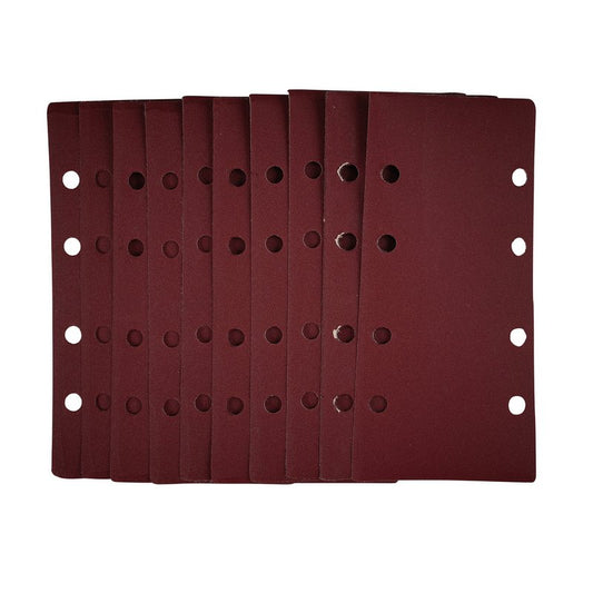 Draper 1/3 Sanding Sheets with Hook and Loop 93 x 190mm 240 Grit 10 Pack 54873