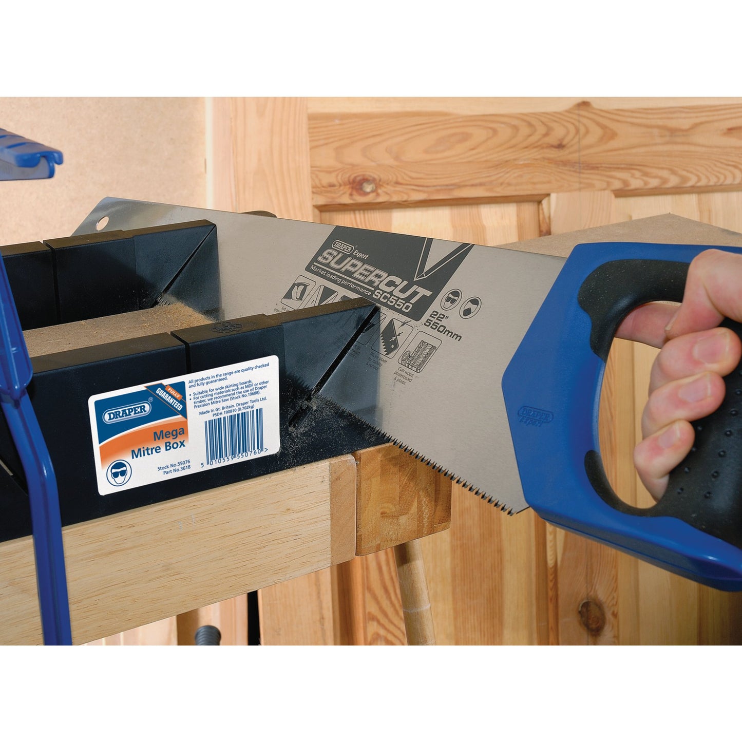 Mega Mitre Box , 45&deg;, 60&deg; & 90&deg;, 325 x 180 x 60mm