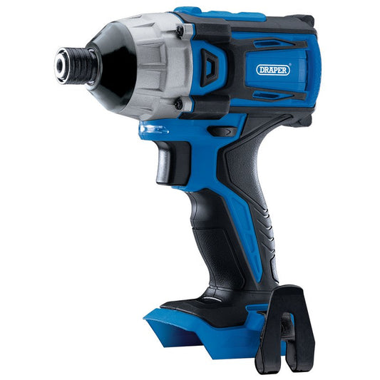 Draper D20 20V Brushless Impact Driver 1/4" Hex 180Nm Sold Bare 55375
