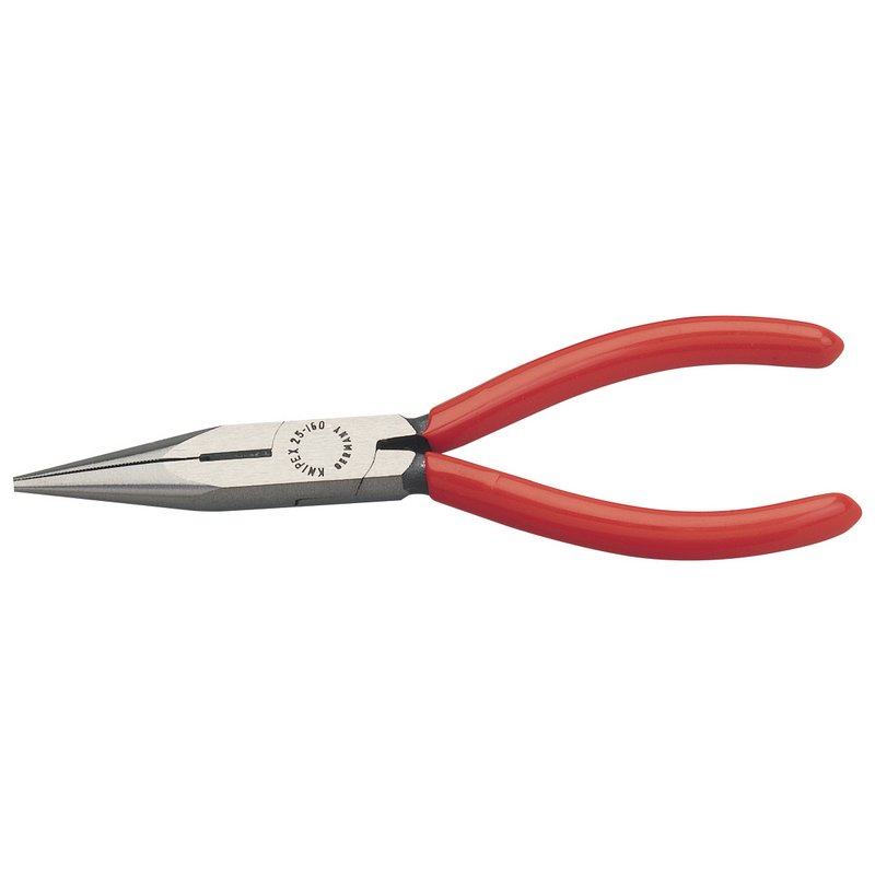 Knipex Long Nose Pliers 160mm Serrated Gripping Surfaces 25 01 160SB