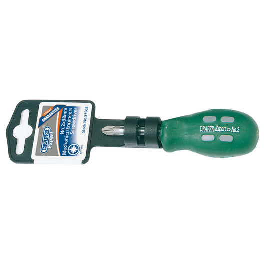 Draper Expert Pozi Drive Mechanic's Screwdriver No.2 x 38mm 55503