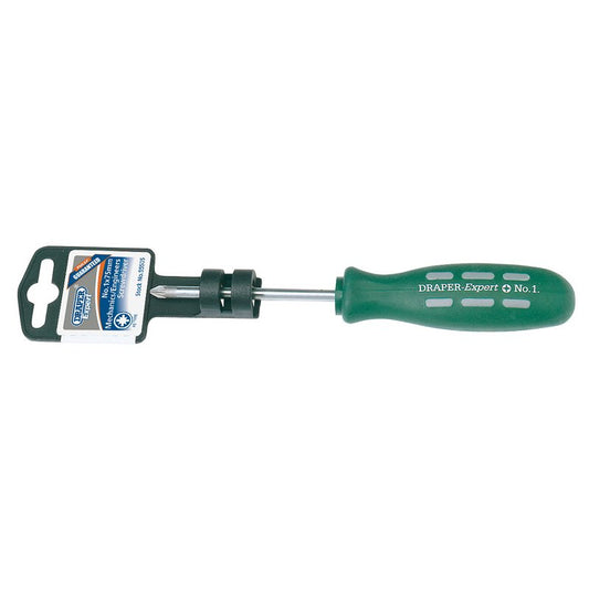 Draper Expert Pozi Mechanic's Screwdriver No.1 x 75mm sand blasted tip 55505