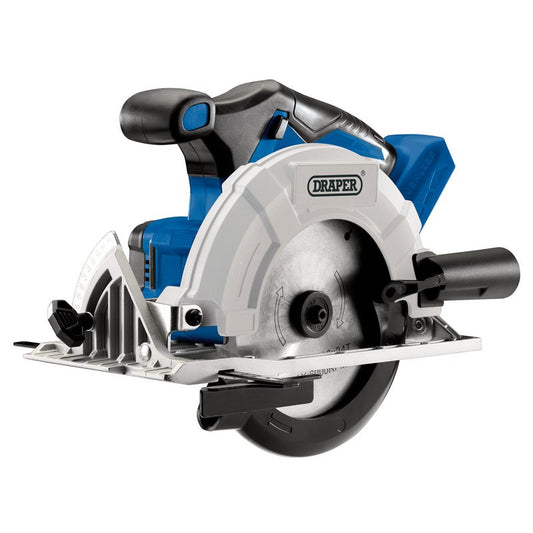 Draper D20 20V Brushless Circular Saw Sold Bare Blade 165mm Speed 3650rpm 55519