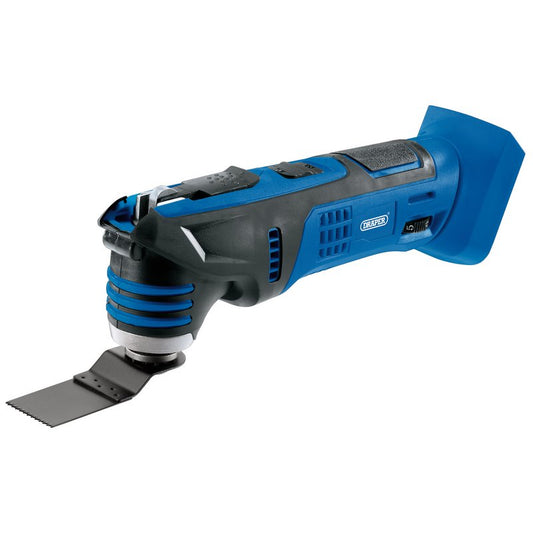 Draper D20 20V Oscillating Multi-Tool Brushless Sold Bare 3 Sanding Sheets 55604