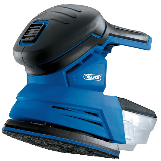 Draper D20 20V Tri-Base Detail Sander Sold Bare Speed 11000rpm 55657