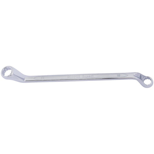 Draper 10 x 11mm HI-TORQ Deep Offset Ring Spanner Bi Hex Chrome 55687