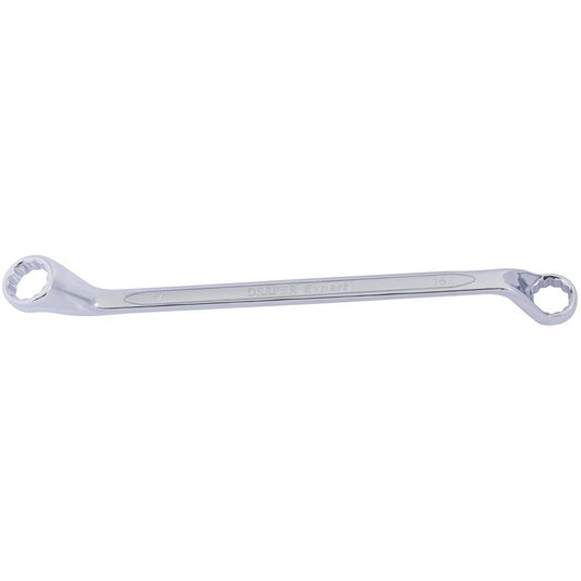 Draper 16 x 17mm HI-TORQ Deep Offset Ring Spanner Bi Hex Chrome 55691