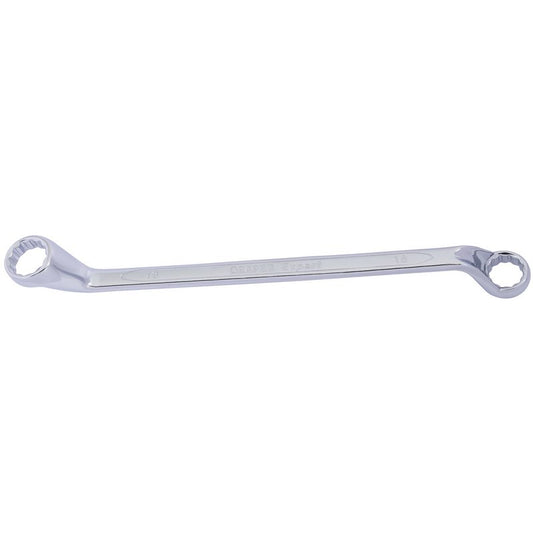 Draper 18 x 19mm HI-TORQ Deep Offset Ring Spanner Bi Hex Chrome 55693