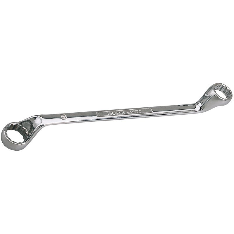 Draper 22 x 24mm HI-TORQ Deep Offset Ring Spanner Bi Hex Chrome 55696