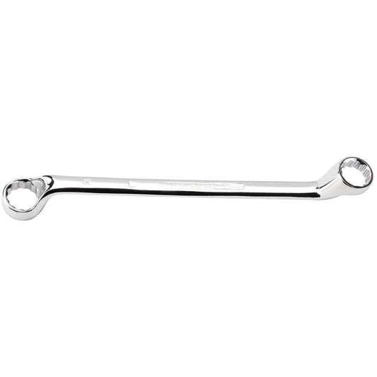 Draper 24 x 26mm HI-TORQ Deep Offset Ring Spanner Bi Hex Chrome 55698