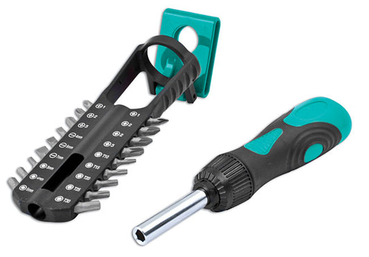 Kamasa Ratchet Screwdriver Set 19pc 55703