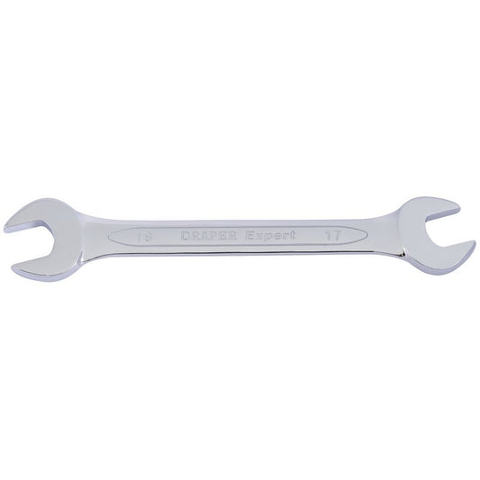 Draper Open End Spanner 17 x 19mm Chrome Plated And Fully Polished 55718