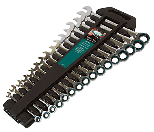 Kamasa Ratchet Ring Spanner Set 16pc 55774
